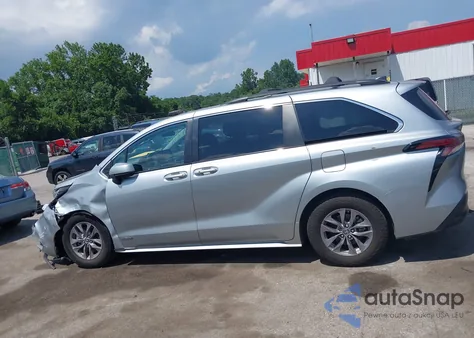 2021 Toyota Sienna Le из США, поврежденный, VIN 5TDKRKEC9MS030856